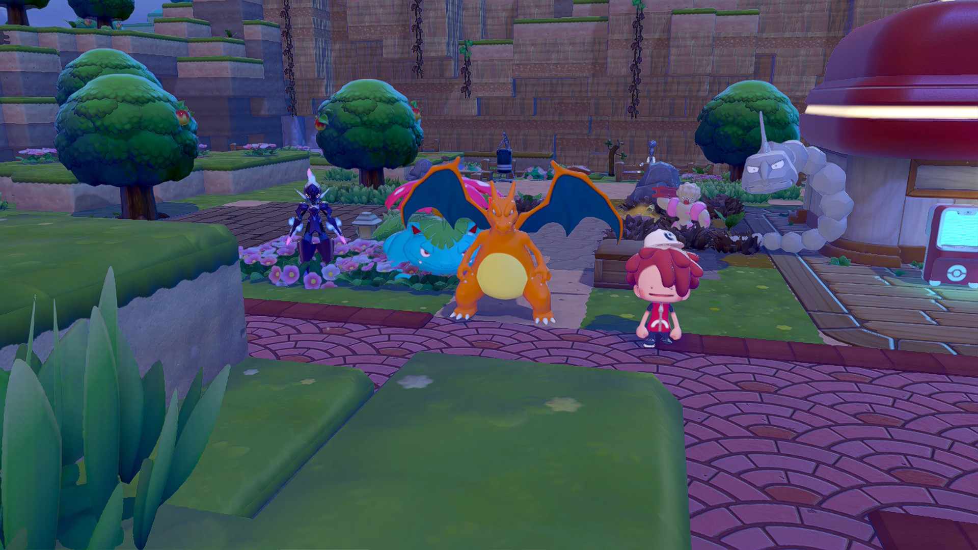 Pokemon Sleeping in the wild